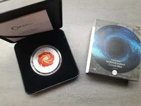 Stříbrná mince Černá díra- Mléčná dráha - 2