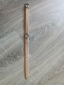 Kožený obojek podšitý filcem 35cm - 2
