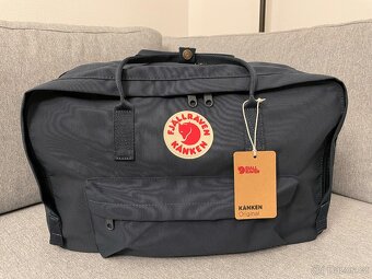 Prodám batoh značky Fjällräven Kanken Weekender Army Blue - 2