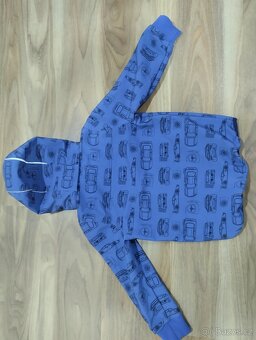 Softshellová bunda dopravní motivy vel.116,Zn. H&M - 2