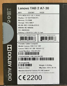 GPS navigační tablet Lenovo s iGO Primo Truck programem - 2