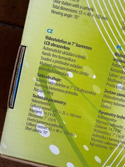 Prodám videotelefon Emos se 7” LCD obrazovkou - 2
