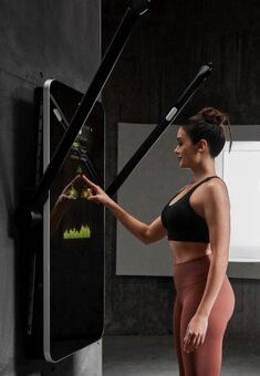 SPLAN Model Y + podstavec - fitness zrcadlo - 2