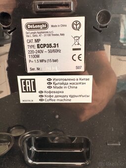 Pákový kávovar DeLonghi - 2