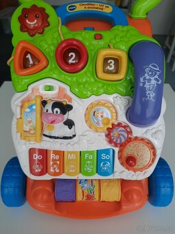 VTech chodítko Uč se a poznávej + dárek auto, nebo housenka - 2