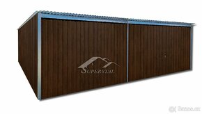 GARÁŹ SUPERSTAL 6X5, PULTOVÁ STŘECHA, VÝKLOPNÁ GARÁŽOVÁ - 2