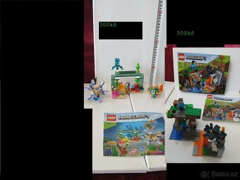 Lego Minecraft 21153,166,171,172,178,180,189 ceny dle fotek - 2