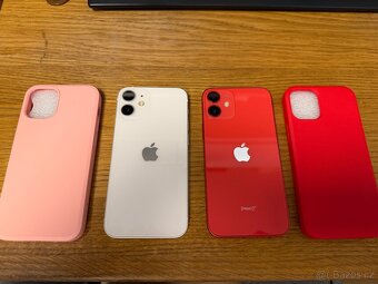 2x iPhone 12 Mini 64GB nová baterie, stav A+ záruka 6m+obaly - 2