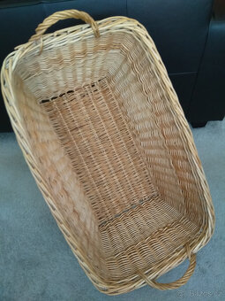 koš na prádlo, starodávný, v pořádku, opečovávaný - 2