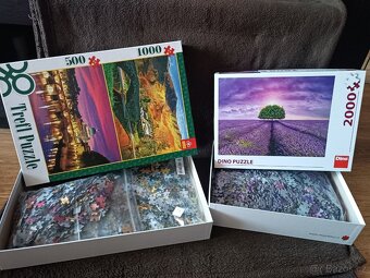 Puzzle 2000 dílků a puzzle 1000+500 dílků pr - 2