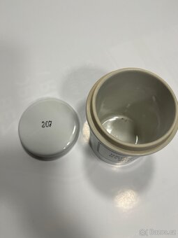 Skleněná lékárenská dóza - 2