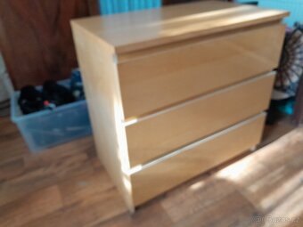 Ikea komoda Malm bříza 3 zásuvky - 2