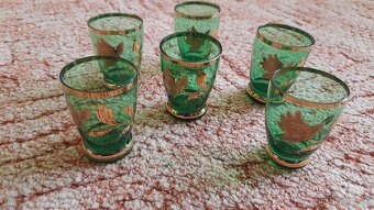 sada 6 sklenic - štamprle - 2