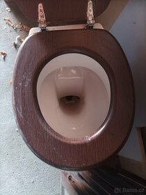 Záchod s dřevěným prkenkem - 2