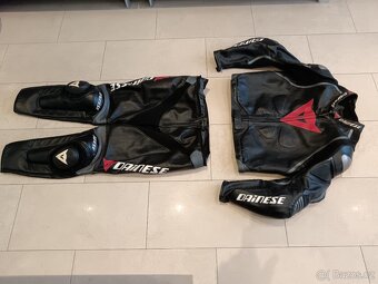 Dainese Laguna Seca-Pánská kožená moto kombinéza - 2