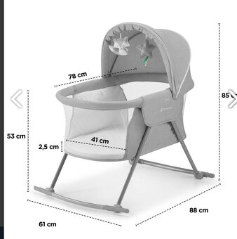 Kinderkraft cestovní postýlka - 2
