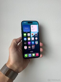 APPLE IPHONE 15 PRO 128GB MODRÝ TITAN-BATERIE 95%-ZÁRUKA - 2