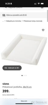 Přebalovací pult, vč. příslušenství - 2
