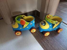 Čtyřkole brusle, zvetsitelne vel. Boty od 15-20 cm - 2