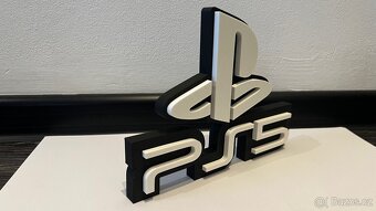 3d tisk logo PS5 - 2