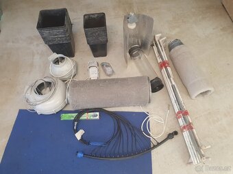 Pěstební stan 1,2mx1,2m+2x ventilátor+2xfiltr+Lampa 400w - 2