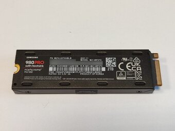 2x M.2 SSD SAMSUNG 980 PRO 2TB with Heatsink - jako nové - 2