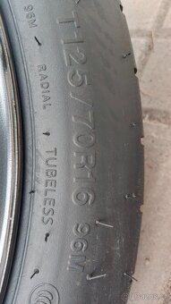 DOJEZDOVÉ KOLO, REZERVA FORD 125/70 R16 - 2