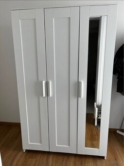 IKEA skříň Brimnes se 3 dveřmi + 2 extra police, bílá - 2