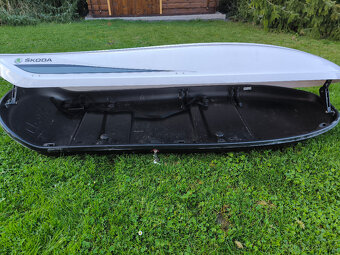 Příslušenství Škoda, originál box, příčníky, nosiče na kola - 2