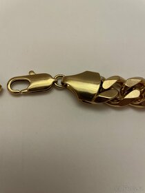 Pozlacený masivní řetěz - 2