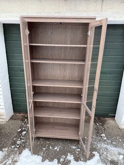 Vitrína IKEA Hemnes - šedohnědá - 2