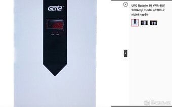 Sestava hybridní měnič + baterie - 2