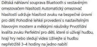 Bluetooth sluchátka ACT-BHP-JR - 2