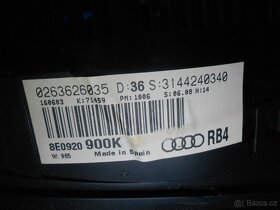 Audi A4B6 1.9 tdi 96kw - budíky - 2