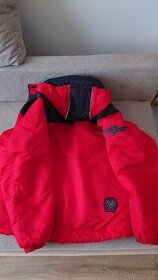 UNCS - Zimní bunda červená, velikost XL. TOP STAV  - 2