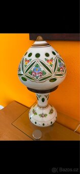 Stolní lampa -přejímané sklo - 2