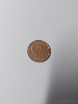 Prodám minci VELKÁ BRITÁNIE. 1 penny 2011. - 2