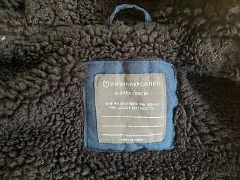 Zimní bunda Primark 2-3 roky, vel. 98 - 2