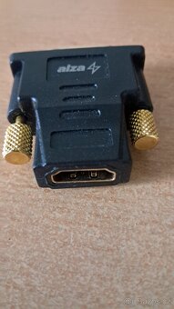 Redukce HDMI (F) na DVI-D (M) – NOVÁ, pozlacené konektory, - 2