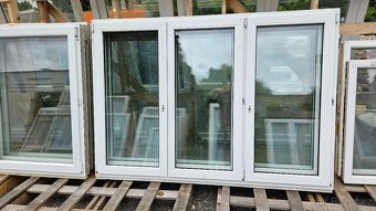 Okno PVC - 2080x1450 mm - STARŠÍ - 3 KS - 2