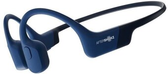Bezdrátová sluchátka Shokz Aeropex s mikrofonem modrá - 2