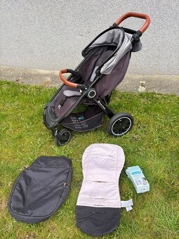 Petite&Mars Kočárek sportovní Street2 Air Oak Ultimate Grey - 2