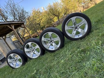Originál alu kola Audi A3 (8V) TOP Stav-letní pneu - 2