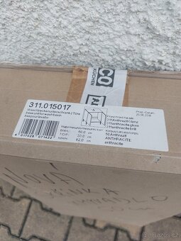 Skřinka pod umyvadlo 50cm Nová Antracit tmavá - 2