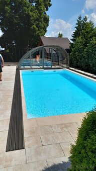 Vysoké zastřešení bazénu Oblique 840x436x215 - 2