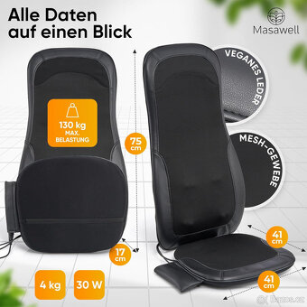 Prodám novou masážní podložku Masawell Shiatsu - 2