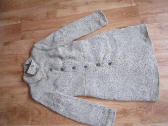 Zimní kabát zn. Tatuum, vlna, vel. M/38, melír - 2