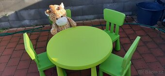 Dětský nábytek stůl 4x židle IKEA - 2