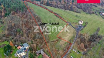 Investiční pozemek 17 509 m² – Ludkovice, možnost změny ú... - 2