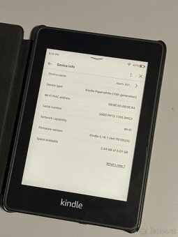 Amazon Kindle Paperwhite 10. gen čtečka knih 8GB + obal 2 - 2